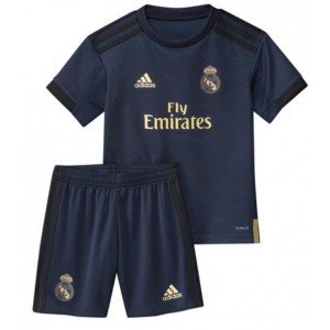 Kit infantil oficial Adidas Real Madrid 2019 2020 II jogador